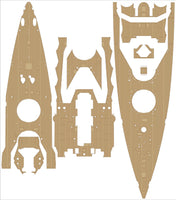 1/350 Pontos Model IJN Nagato 1941 Detail Up Set for Hasegawa 35029F1