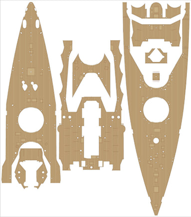 1/350 Pontos Model IJN Nagato 1941 Detail Up Set for Hasegawa 35029F1