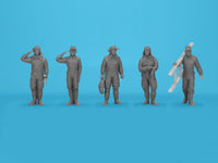 1/35 ICM WWII Japanese Pilots and Ground Personnel 48053