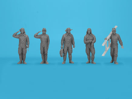 1/35 ICM WWII Japanese Pilots and Ground Personnel 48053