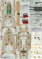 1/200 Pontos Model IJN Mikasa 1905 Detail Up Set 23008F1
