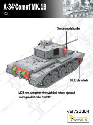 1/72 Vespid A34 Comet Mk.IB 720004