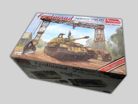 1/35 Amusing Hobby "Ferdinand" Jagdpanzer Sd.Kfz 184 (Full Interior) & 16t strabokran 35A030 - MPM Hobbies