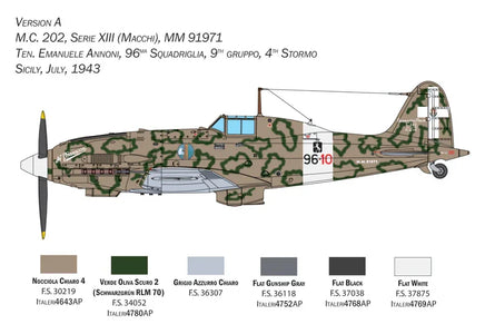 1/32 Italeri Macchi MC.202 Folgore 2518 - MPM Hobbies