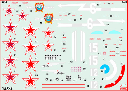 Zvezda Soviet Fighter Yak-3 4814