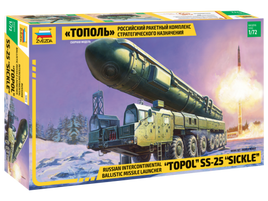Zvezda Russian Intercontinental Ballistic Missile Launcher "Topol" Ss-25 "Sickler" 5003