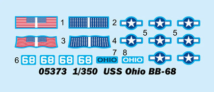 1/350 Trumpeter USS Ohio BB-68 05373