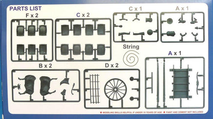 1/35 Gecko Models Vietnamese Farmer Cattle Cart Set 35GM0110