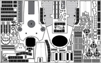 1/200 Pontos Model USS BB-61 Iowa 1944 Detail Up Set (No Wooden Deck) 22004F1