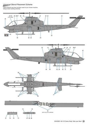 1/32 Special Hobby AH-1G Cobra 'Early Tails Over Nam' SH32082