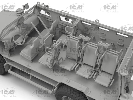 1/35 ICM 'Kozak-2' Ukrainian MRAP-Class Armored Vehicle 35014