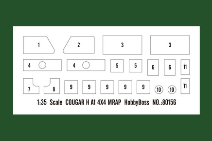 1/35 Hobby Boss Cougar 4x4 MRAP 80156