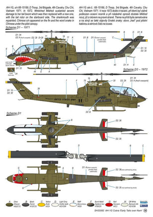 1/32 Special Hobby AH-1G Cobra 'Early Tails Over Nam' SH32082