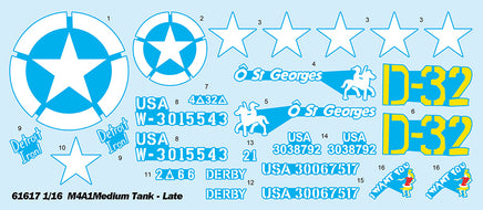 1/16 iLoveKit M4A1 Medium Tank - Late 61617