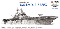 1/350 Pontos Model USS LHD-2 Essex Kit + Detail Up Set 37001R1