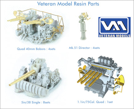1/350 Pontos Model USS CV-6 Enterprise 1942 Detail Up Set (Blue Deck) 37031FB