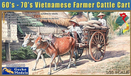 1/35 Gecko Models Vietnamese Farmer Cattle Cart Set 35GM0110