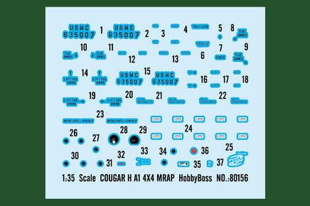 1/35 Hobby Boss Cougar 4x4 MRAP 80156