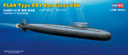 1/350 Hobby Boss Plan Type 091 Han Class SSN 83512