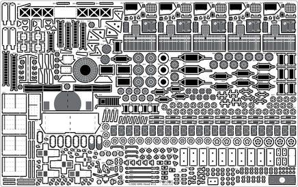 1/200 Pontos Model HMS Hood 1941 Detail Up Set 23009F1