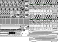 1/200 Pontos Model USS CV-6 Enterprise 1942 Detail Up Set (Blue Deck) 27010FB