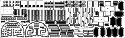 1/200 Pontos Model USS BB-63 Missouri 1945 Detail Up Set (No Wooden Deck) 22002F1