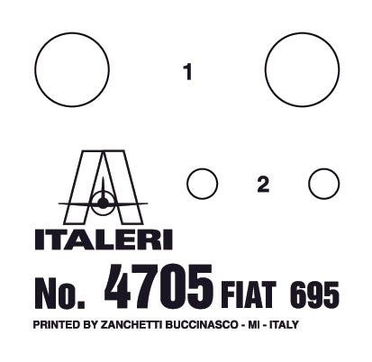 1/12 Italeri FIAT Abarth 695SS/Assetto Corsa 4705