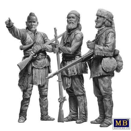 1/35 Master Box Indian Wars Series: XVIII Century Kit No. 5 The Mohicans 35232