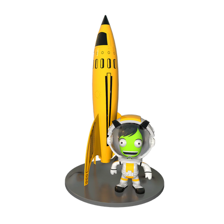 Estes Kerbal Val & Moondog Desktop Display 000500