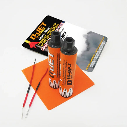 Quest Q-Jet D16-8FJ Black Max Complete 2-Motor Launch Pack - Q6122