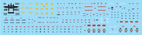 1/48 Fundekals P-38F/G/H Stencils (2 complete sets) 48031