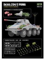 1/35 Ryefield Models Sd.Kfz.234/2 PUMA with Engine Parts 5110