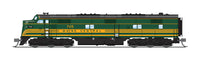 N Broadway Ltd EMD E7A MEC 708 Green & Dulux Gold, Paragon4 Sound/DC/DCC 8766