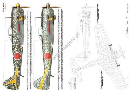 Kagero Publishing Nakajima Ki-43 Hayabusa. Ki-43-I/Ki-43-II/Ki-43-III Models Book 07027
