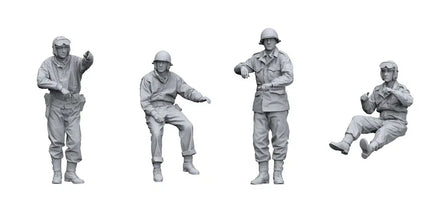 1/35 Border Model WWII U.S. Tank Crew Resin Figures BR007