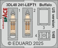 1/48 Eduard Buffalo US version SPACE 3DL48241