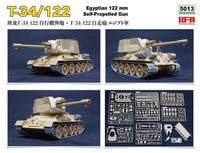 1/35 Ryefield Models T-34/122 Egyptian 122mm Self-Propelled Gun 5013