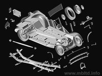 1/35 Master Box Polizei-Kübelsitzwagen Ab 1937 German Military Car 35101
