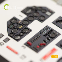 1/32 Kelik P-40M Interior 3D Decals for Trumpeter Kit K32005