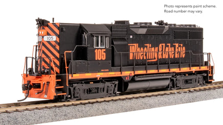 HO Broadway Ltd EMD GP35 W&LE 105 Black & Orange High Hood No-Sound/DCC-Ready 8949 - MPM Hobbies