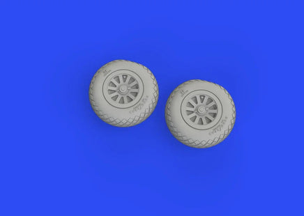 1/72 Eduard P-51B/C wheels diamond tread for ARMA HOBBY 672282