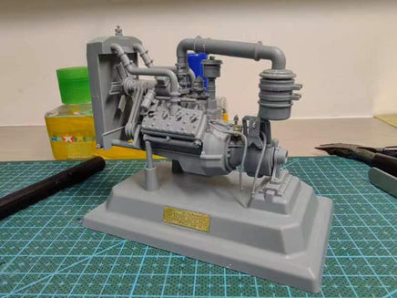 1/16 Gecko Models Universal Carrier Mk.I/II Ford V8 Engine Plastic Model Kit 16GM0017