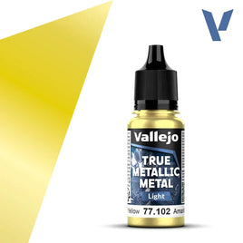 Vallejo True Metallic (Light) Radiant Yellow 18ml 77.102