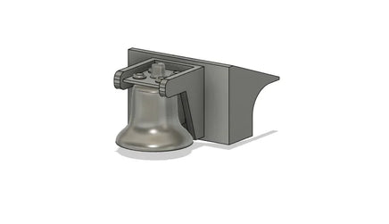 Metal bracket on a white background