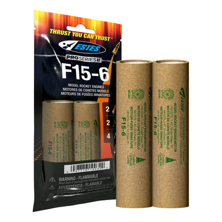 Estes Rockets F15-6 Engines (29mm) 10032 - MPM Hobbies