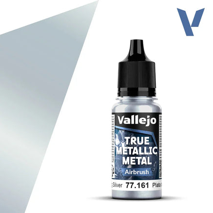 Vallejo True Metallic (Airbrush) Sterling Silver 18ml 77.161