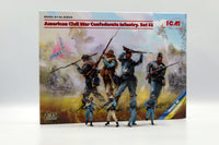1/35 ICM American Civil War Confederate Infantry Set #2 35024