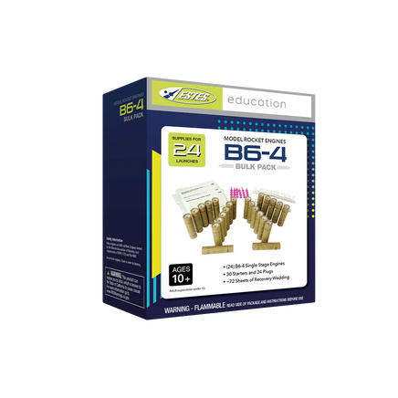 Estes Rockets B6-4 Engine Bulk Pack 1783 - MPM Hobbies