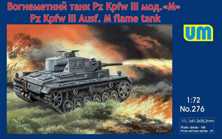 1/72 Uni Model Panzer III Ausf M Flame Tank 276