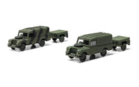 1/76 Airfix WLWB Land Rover Hard Top & Trailer Plastic Model Kit A02324F